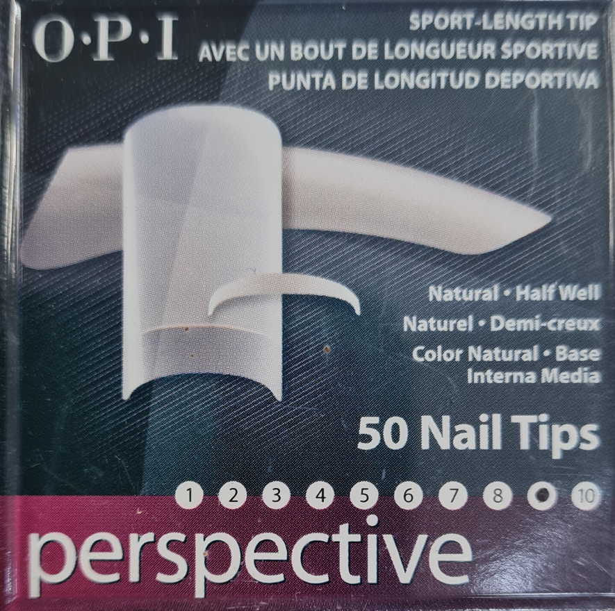 OPI NAIL TIPS - PERSPECTIVE - Half-well - Size 9 - 50 tips